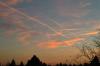 153 Kondensstreifen, Wolken 153 Kondensstreifen, Wolken